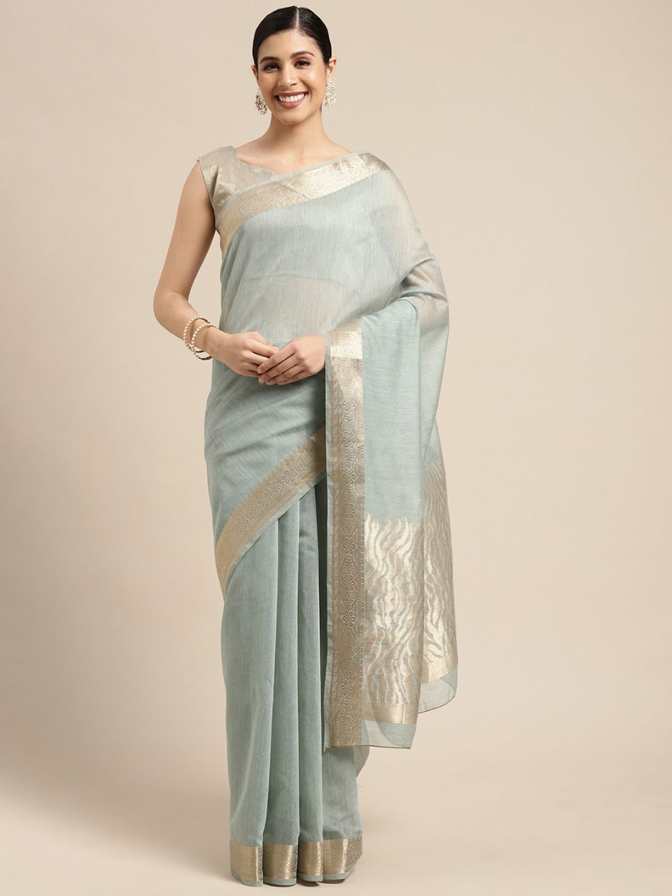 Sidnaz 8 New Exclusive Wear Linen Woven Designer Saree Collection